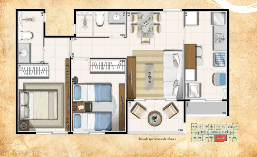 Apartamento 2 quartos