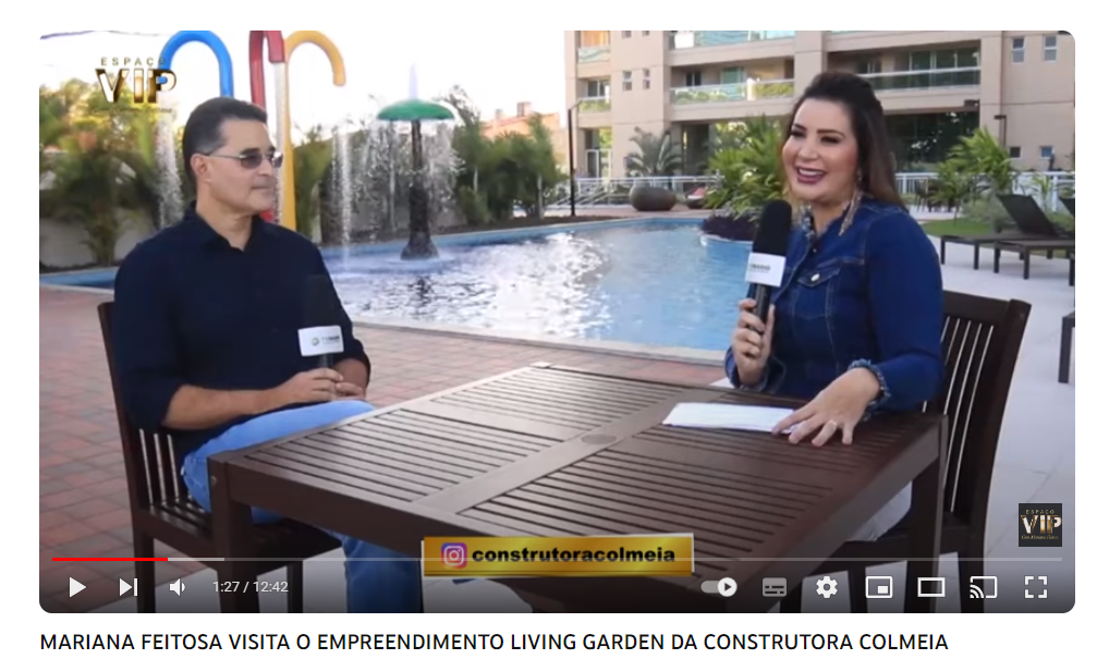 Living Garden foi destaque no programa Espaço Vip