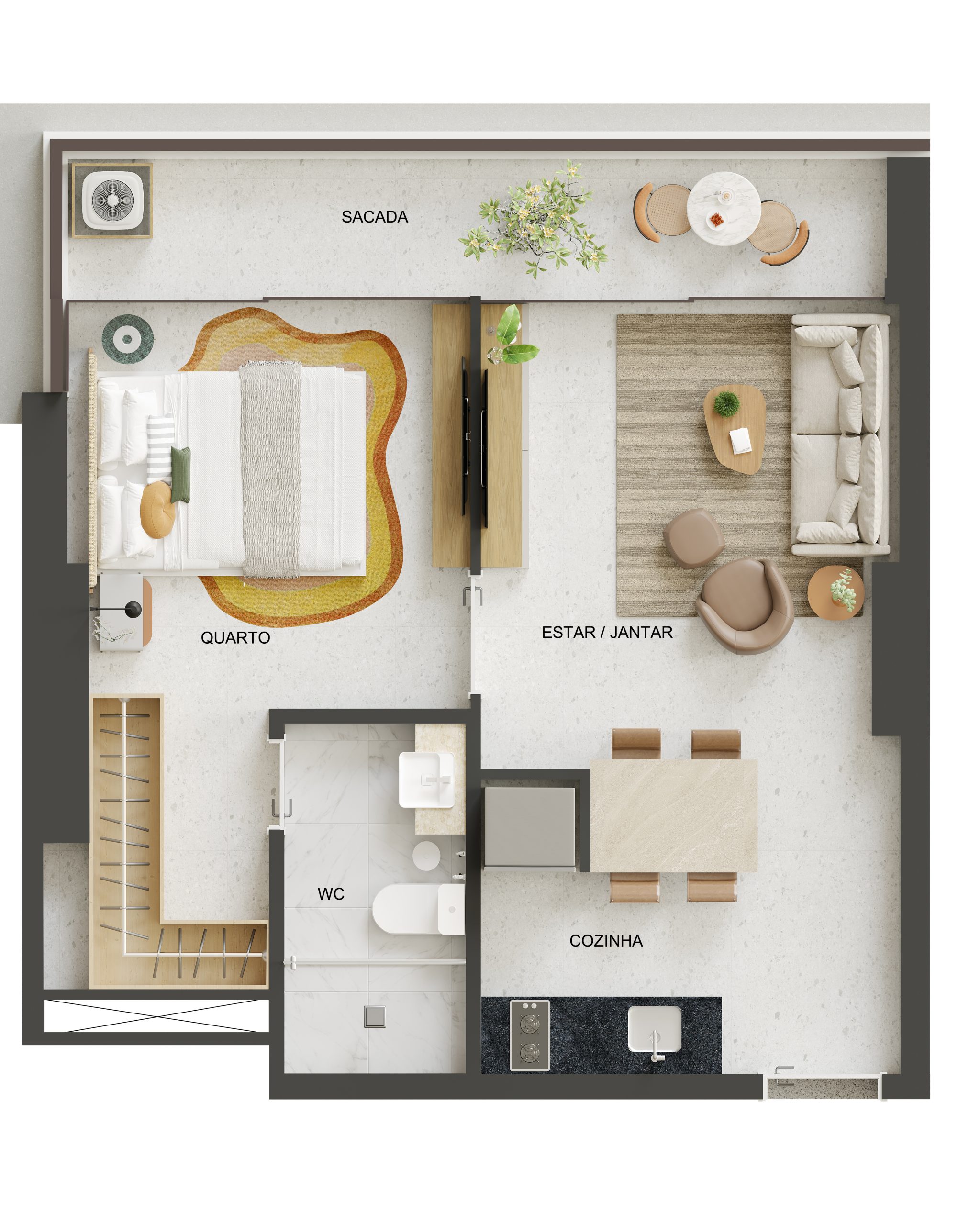 Studio Master - 42,39m²